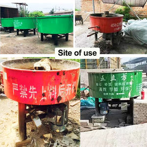 Pan Mixer beton planet 750 rakitan cepat Mixer beton portabel penggunaan rumah Pan Mixer beton - Product Image 3