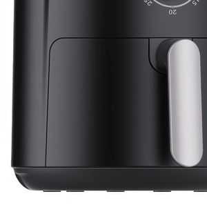 Friteuse à air électrique en plastique 1000W 2.6L, contrôle manuel, carrée, efficacité énergétique, réglable, avec panier antiadhésif, pour usage domestique - Product Image 2