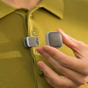<b>Mic</b> Mini 2 Transmitter 2.4G <b>Wireless</b> Lavalier <b>Mic</b> LED Lights Noise Cancellation Omni-directional Multi-Generation Mixed - Product Image 1