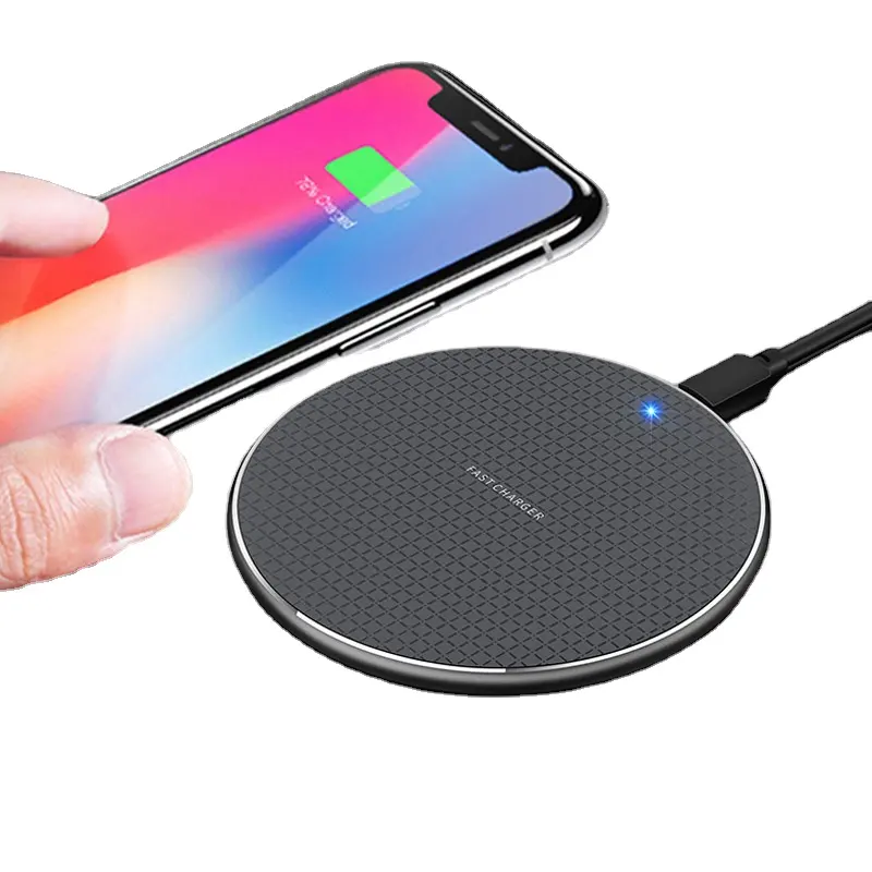 2023 New design metal alloy 10w 15w 20w fast charging wireless charger for iphone Chargers Batteries & Power Supplies Charging