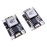 Modul Regulator Tegangan DC Mini Step-Down 3A Mobil 5V/12V/24V ke 3.3V/5V Output Tetap Elektronik