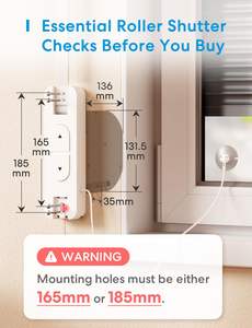 MRS200-Meross Smart Home Roller Blind Motor <span class=keywords><strong>Timer</strong></span> kontrol suara kompatibel untuk Apple HomeKit Google Home listrik Undermount - Product Image 2