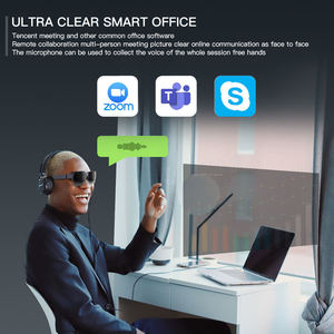 <span class=keywords><strong>Sotec</strong></span> 2024 Nuevas Gafas Inteligentes AR VR 1080p HD OEM Magenta y Verde, Pantalla Virtual de Más de 80 Pulgadas, Carga por Inducción, Dioptrías Ajustables, Datos - Product Image 4