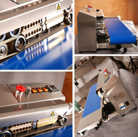 Scelleuse à bande continue semi-automatique de type FR-770 pour sachets, machine de scellage thermique par impulsions pour sacs en plastique, films, boissons et aliments