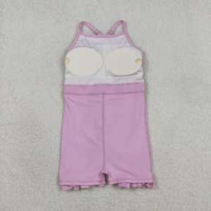 Ropa Deportiva Casual de Verano para Niñas Pequeñas con Estampado Floral de RTS Boutique, para Tenis, Yoga, Deportes, Transpirable, Mezcla de Algodón, Forrada, Corte en A, ODM - Product Image 6