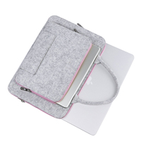 Sac pour ordinateur portable Baiger 15 "en feutre personnalisé avec poignée Sac à main en feutre personnalisé