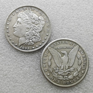 Pièces de monnaie commémoratives Morgan Dollar des États-Unis, différentes époques (1878-1921), cadeaux, décoration de la maison - Product Image 6