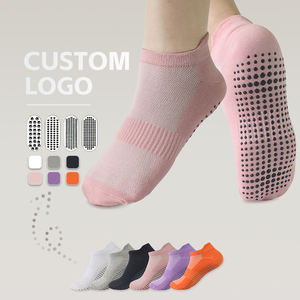 इन-स्टॉक महिलाओं के योग से जुड़ी लोगो ने स्पोर्टस को लुभावनी कम टॉप मोजे वाली मोजे वाली छोटी-छोटी पकड़ से बाहर - Product Image 1