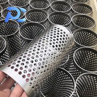 Résistance supérieure à l'abrasion, plaque en maille métallique perforée en acier inoxydable 316 304 à trous ronds de 1 mm, 2 mm, 1,5 mm, 0,8 mm