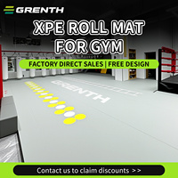 Tapis de sol de protection en cuir Composite XPE écologique de 10mm d'épaisseur pour la gymnastique danse Yoga Taekwondo Sanda Judo pliable