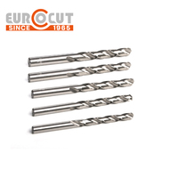 Mèche à queue droite EUROCUT de qualité industrielle M2 HSS DIN 338 pour le perçage professionnel de l'acier inoxydable