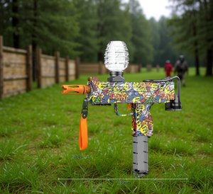 Pistola de Agua Eléctrica Uzi de Alta Velocidad, Calibre 0.68, Lanza Bolas de Gel con Bomba de Aire para Jugar al Aire Libre - Product Image 2