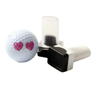 Custom Logo Golfbal Stamper Creëren Grote Gepersonaliseerde Mark Op Golfballen