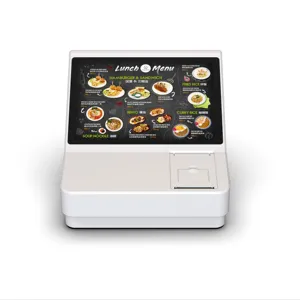 Máquina de faturamento com tela sensível ao toque de 10,1 polegadas para caixas registradoras de restaurantes, sistema Android, preço de fábrica
