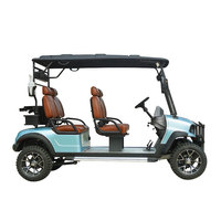 Voitures de golf 72V au lithium à 2 places pour parcours de golf avec sièges de luxe