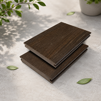 Planches de terrasse en composite solide co-extrudé, grain de bois, pour extérieur, résistantes aux UV, faible entretien, fabricant OEM, 140x20mm