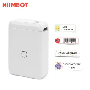2022 nouveau NiiMbot D110 Mini Sans Encre Bleu Dent TYPE-C Label Maker Machine avec du Ruban Adhésif pour Mobile Téléphone