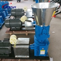 Machine de fabrication de granulés d'aliments pour animaux à moteur diesel en stock