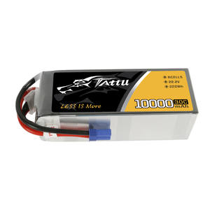 2023 Hot-selling Tattu New <b>Lipo</b> <b>Battery</b> 6S1P 22.2V 10000mAh 30C 60C Max Burst 1350g for Drone Agricultural - Product Image 1