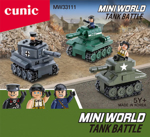 CUNIC MINI WORLD TANK รถถังขนาดเล็ก บล็อกตัวต่อรถถังทหารจำลอง รถหุ้มเกราะ ของเล่นประกอบสำหรับเด็ก - Product Image 3