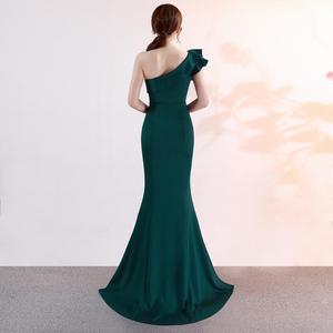 Nuevo Vestido de Noche para Mujer, Elegante Vestido Largo Rosa Noble, Sexy y Delgado - Product Image 2