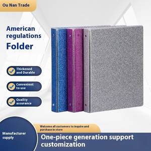 Modern Design PVC Box <strong>File</strong> Metal Panel Europe South High-Frequency A4 US Pearlescent Folder Printing Filing Products - Product Image 4