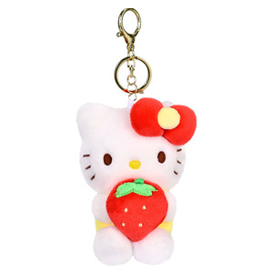 Prêt à expédier Porte-clés en peluche chat blanc Kawaii, jouet pendentif de sac pour machine à griffes, vente en gros - Product Image 5
