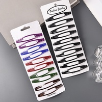 MIO nouvelles filles cheveux accessoires épingle à cheveux ensembles classique brillant BB Clip ensembles métal Snap pince à cheveux pas de glissement épingle à cheveux Barrettes