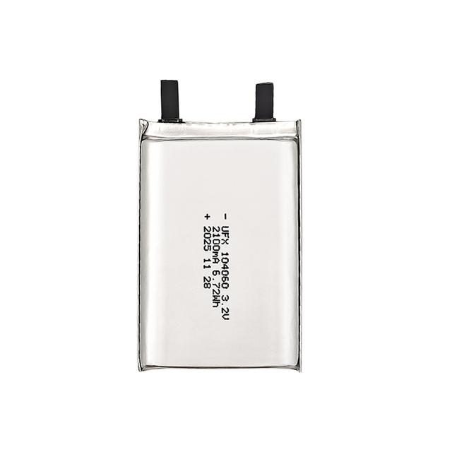 Customized LiFePO4 Lithium-ion Battery Cell UFX104060 3.2V 2100mAh Lithium Ion Phosphate Batteries