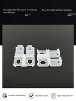 Connecteur de bande LED SMD COB à 2, 3 ou 4 broches sans soudure haute tension 220V 110V 5mm/8mm/10mm/12mm