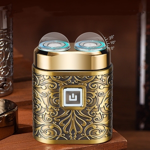 Mini Afeitadora Eléctrica Recargable para Hombre, Máquina de Afeitar con Cabezal de Lámina para Barba y Rostro, Limpiador de Vello - Product Image 3