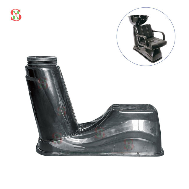 Streamlined Modern Design ABS Plastic Shampoo Chair Pedestal Base Professional Salon Equipment Base