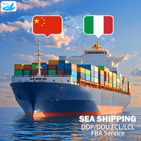 Transitaire maritime FCL + Express de Chine vers l'Italie, agent maritime, services logistiques DDP porte-à-porte, entreprise de transport de marchandises