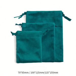 Sac de rangement en velours à cordon de serrage, prix d'usine, pour bijoux, ornements, bracelets en jade et autres bijoux - Product Image 5