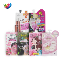 Sachet d'échantillon cosmétique personnalisé pour soins de la peau mini petit échantillon emballage de liquide pochette pour visage sérum BB crème pochettes à bec cosmétique