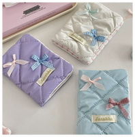 Dompet Tempat Kartu Tas Penyimpanan Passport Perjalanan Fashion Bahan PU Bordir Bintang Multifungsi