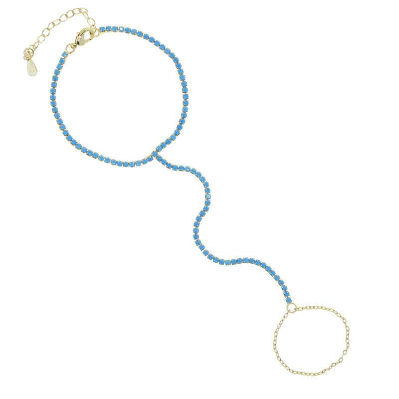 B375-Gold Turquoise