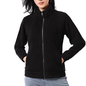 Vestes en polaire de laine d'hiver légères pour femmes sur mesure en gros Col montant Velours Chaud Sports de plein air Course à pied Veste - Product Image 5