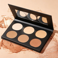 Meilleure vente 10g de palette de maquillage pressé fond de teint poudre minérale mate sans logo pour peau claire et foncée