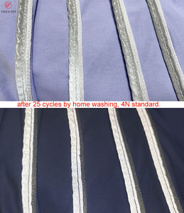 Sọc Phản Quang Màu Bạc Tùy Chỉnh Chất Lượng Tốt Để May Trên Quần Áo Sử Dụng 25 Lần Kiểm Tra Chu Kỳ Giặt - Product Image 2