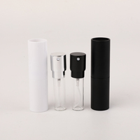 Botol Semprot Parfum Mini Isi Ulang Kosong Plastik ABS Grosir 5ml, Botol Putar untuk Krim Wajah Perawatan Kulit