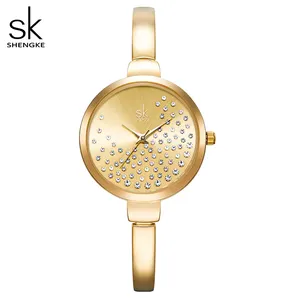 사용자 정의 시계 로고 소녀의 팔찌 시계 검은 태양 물결 얼굴 세련된 손목 시계 인기있는 여성 손목 시계
