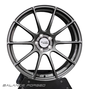 Rines Forjados Monobloque de 10 Radios en Color Gris Mate de 17, 18, 19, 20 y 21 Pulgadas, Ligeros, para Ford Mustang, <span class=keywords><strong>Nissan</strong></span> 400Z, Lexus IS/<span class=keywords><strong>RC</strong></span> - Product Image 4