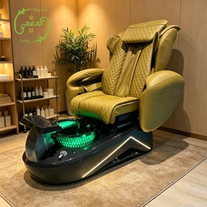 Nouveau mobilier de salon de manucure de luxe, fauteuils de pédicure sans plomberie, fauteuils de pédicure massants, fauteuil de spa pour les pieds, fauteuil de massage - Product Image 1