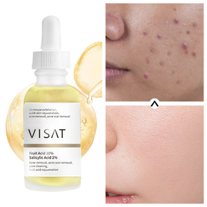 Suero para el Cuidado de la Piel Vegano Orgánico Personalizado al por Mayor de Marca Privada, Glicerina, Ácido Salicílico, Peeling AHA 30% BHA 2%, para el Acné Facial - Product Image 2