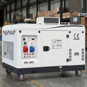 Groupe électrogène diesel portable de haute qualité, super silencieux, 7-15 kW, triphasé, 380 V, 50 Hz, sortie AC, ATS, usage industriel et commercial - Product Image 6