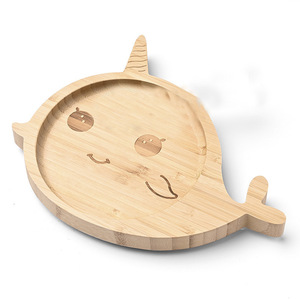 Plateau en bois en forme de tortue avec poignée pour bébés de 0 à 12 mois, idéal pour l'alimentation, les fruits et les collations, usage domestique - Product Image 3