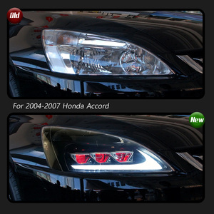 Conversions de phares à LED pour Honda Accord 7ème génération (2004-2007) avec feux de jour et clignotants séquentiels. - Product Image 3