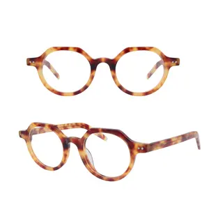 नीले प्रकाश अवरुद्ध चश्मा सबसे अच्छा लोगो विंटेज चश्मा eyewear डिजाइनर एसीटेट ऑप्टिकल चश्मा फ्रेम निर्माताओं