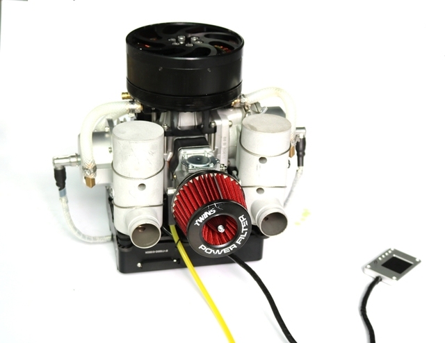 Hybrid Generator Engine 7000W Generator 12S-14S Suitable 22L 22KG Agricultural Long Endurance Engine System RC Airplane VTOL DIY